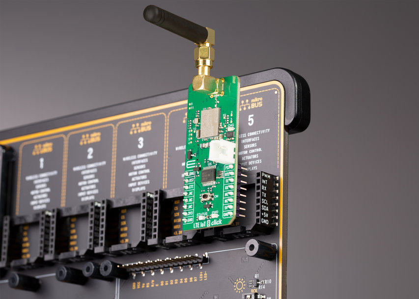 MIKROE introduces $79 LTE IoT 8 Click board for wearables, asset tracking, monitoring and metering